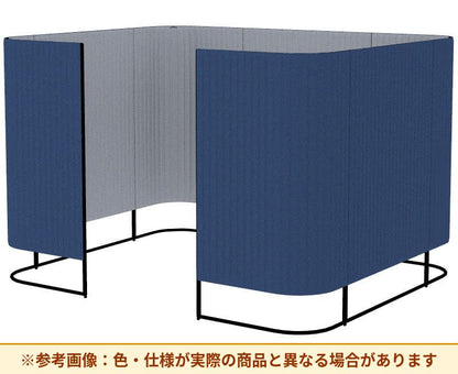 コクヨ インフレーム クロスタイプ 素材詳細：フレーム／スチール、焼付塗装 パネル／表面材：クロス、クッション材：ポリウレタンフォーム アジャスター／ナイロン(調整範囲15㎜) パネル仕様：ブース仕様 SN-TC413