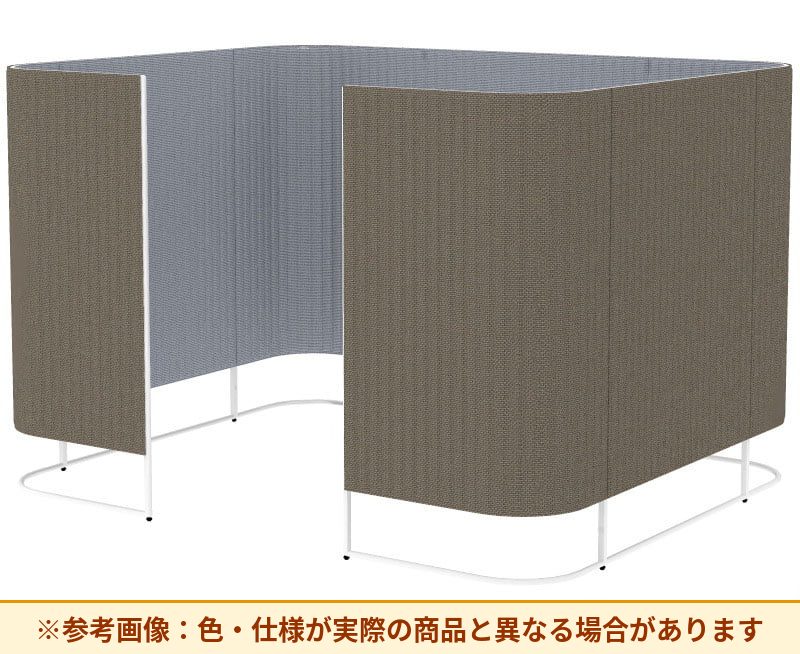 コクヨ インフレーム クロスタイプ 素材詳細：フレーム／スチール、焼付塗装 パネル／表面材：クロス、クッション材：ポリウレタンフォーム アジャスター／ナイロン(調整範囲15㎜) パネル仕様：ブース仕様 SN-TC413