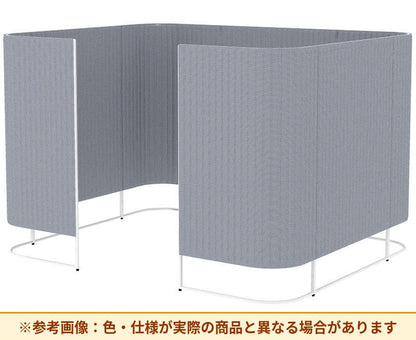 コクヨ インフレーム クロスタイプ 素材詳細：フレーム／スチール、焼付塗装 パネル／表面材：クロス、クッション材：ポリウレタンフォーム アジャスター／ナイロン(調整範囲15㎜) パネル仕様：ブース仕様 SN-TC413
