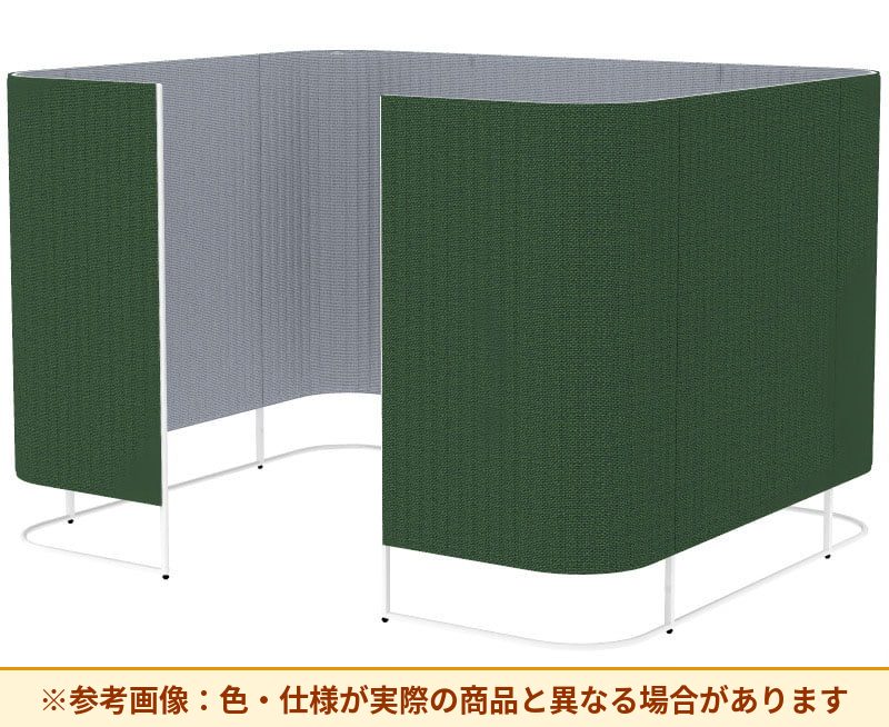 コクヨ インフレーム クロスタイプ 素材詳細：フレーム／スチール、焼付塗装 パネル／表面材：クロス、クッション材：ポリウレタンフォーム アジャスター／ナイロン(調整範囲15㎜) パネル仕様：ブース仕様 SN-TC413