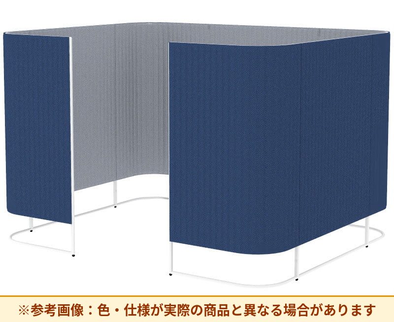 コクヨ インフレーム クロスタイプ 素材詳細：フレーム／スチール、焼付塗装 パネル／表面材：クロス、クッション材：ポリウレタンフォーム アジャスター／ナイロン(調整範囲15㎜) パネル仕様：ブース仕様 SN-TC413