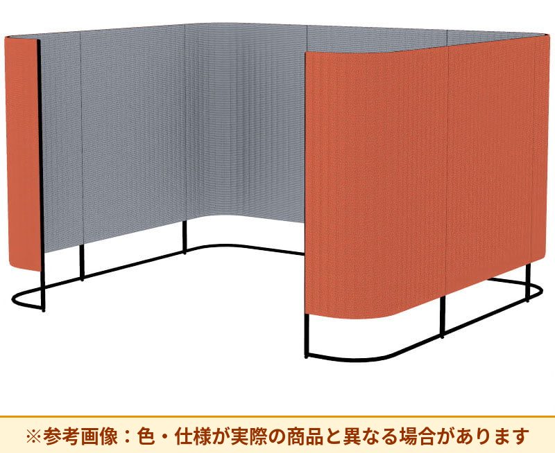 コクヨ インフレーム クロスタイプ 素材詳細：フレーム／スチール、焼付塗装 パネル／表面材：クロス、クッション材：ポリウレタンフォーム アジャスター／ナイロン(調整範囲15㎜) パネル仕様：ブース仕様 SN-TC613