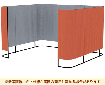コクヨ インフレーム クロスタイプ 素材詳細：フレーム／スチール、焼付塗装 パネル／表面材：クロス、クッション材：ポリウレタンフォーム アジャスター／ナイロン(調整範囲15㎜) パネル仕様：ブース仕様 SN-TC613