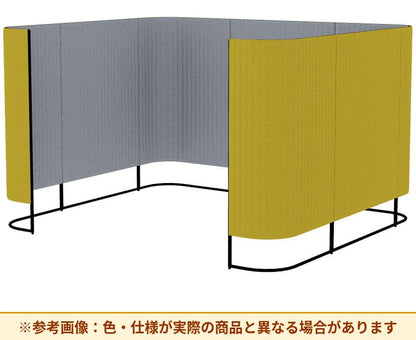 コクヨ インフレーム クロスタイプ 素材詳細：フレーム／スチール、焼付塗装 パネル／表面材：クロス、クッション材：ポリウレタンフォーム アジャスター／ナイロン(調整範囲15㎜) パネル仕様：ブース仕様 SN-TC613