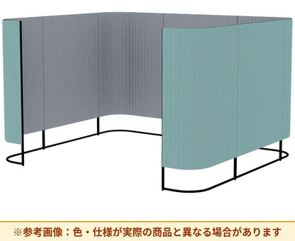 コクヨ インフレーム クロスタイプ 素材詳細：フレーム／スチール、焼付塗装 パネル／表面材：クロス、クッション材：ポリウレタンフォーム アジャスター／ナイロン(調整範囲15㎜) パネル仕様：ブース仕様 SN-TC613