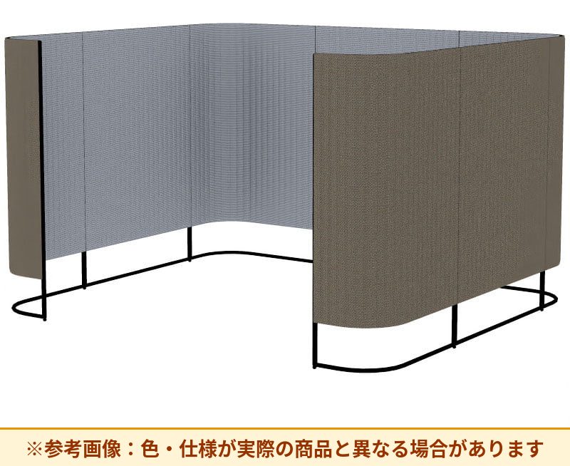 コクヨ インフレーム クロスタイプ 素材詳細：フレーム／スチール、焼付塗装 パネル／表面材：クロス、クッション材：ポリウレタンフォーム アジャスター／ナイロン(調整範囲15㎜) パネル仕様：ブース仕様 SN-TC613