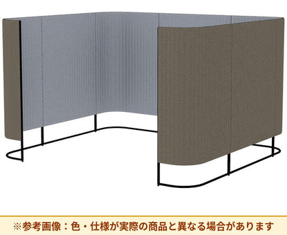 コクヨ インフレーム クロスタイプ 素材詳細：フレーム／スチール、焼付塗装 パネル／表面材：クロス、クッション材：ポリウレタンフォーム アジャスター／ナイロン(調整範囲15㎜) パネル仕様：ブース仕様 SN-TC613