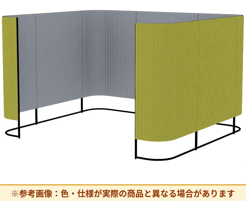 コクヨ インフレーム クロスタイプ 素材詳細：フレーム／スチール、焼付塗装 パネル／表面材：クロス、クッション材：ポリウレタンフォーム アジャスター／ナイロン(調整範囲15㎜) パネル仕様：ブース仕様 SN-TC613