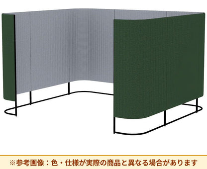 コクヨ インフレーム クロスタイプ 素材詳細：フレーム／スチール、焼付塗装 パネル／表面材：クロス、クッション材：ポリウレタンフォーム アジャスター／ナイロン(調整範囲15㎜) パネル仕様：ブース仕様 SN-TC613