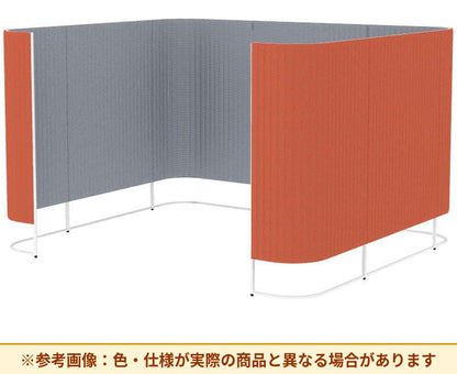 コクヨ インフレーム クロスタイプ 素材詳細：フレーム／スチール、焼付塗装 パネル／表面材：クロス、クッション材：ポリウレタンフォーム アジャスター／ナイロン(調整範囲15㎜) パネル仕様：ブース仕様 SN-TC613