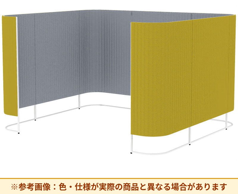 コクヨ インフレーム クロスタイプ 素材詳細：フレーム／スチール、焼付塗装 パネル／表面材：クロス、クッション材：ポリウレタンフォーム アジャスター／ナイロン(調整範囲15㎜) パネル仕様：ブース仕様 SN-TC613