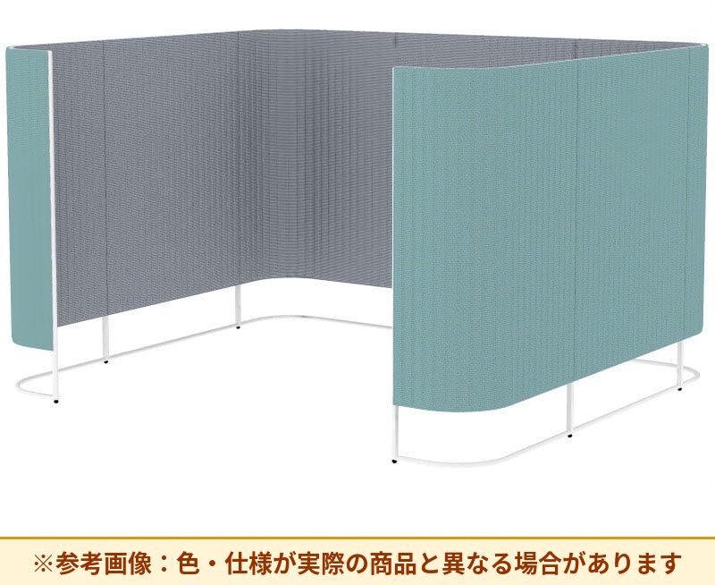 コクヨ インフレーム クロスタイプ 素材詳細：フレーム／スチール、焼付塗装 パネル／表面材：クロス、クッション材：ポリウレタンフォーム アジャスター／ナイロン(調整範囲15㎜) パネル仕様：ブース仕様 SN-TC613