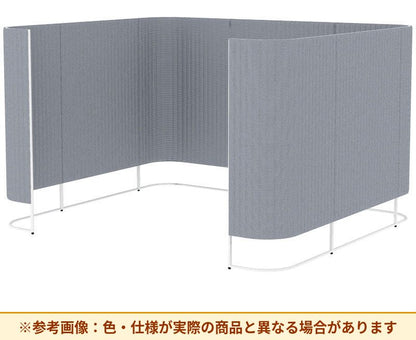 コクヨ インフレーム クロスタイプ 素材詳細：フレーム／スチール、焼付塗装 パネル／表面材：クロス、クッション材：ポリウレタンフォーム アジャスター／ナイロン(調整範囲15㎜) パネル仕様：ブース仕様 SN-TC613