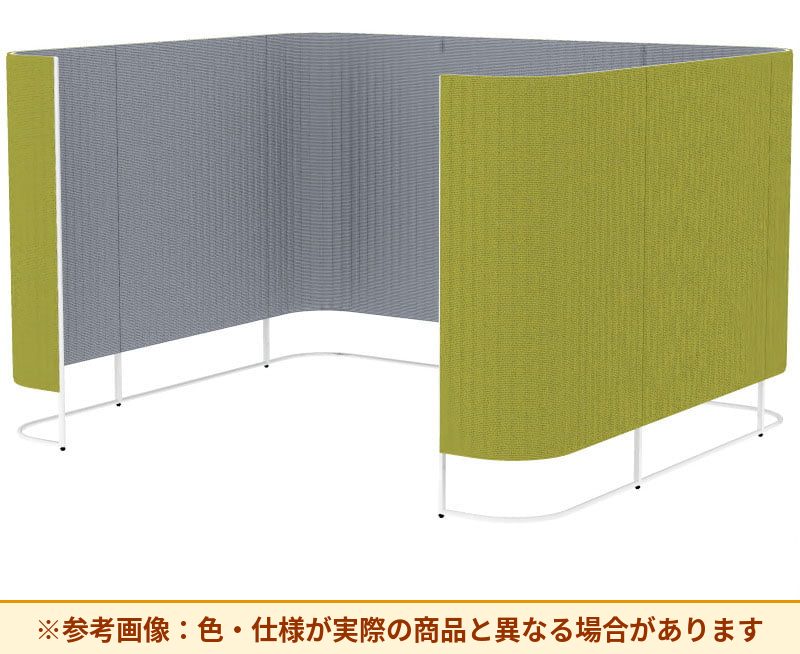 コクヨ インフレーム クロスタイプ 素材詳細：フレーム／スチール、焼付塗装 パネル／表面材：クロス、クッション材：ポリウレタンフォーム アジャスター／ナイロン(調整範囲15㎜) パネル仕様：ブース仕様 SN-TC613