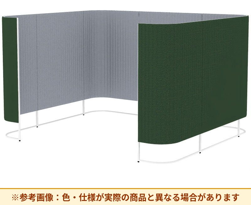 コクヨ インフレーム クロスタイプ 素材詳細：フレーム／スチール、焼付塗装 パネル／表面材：クロス、クッション材：ポリウレタンフォーム アジャスター／ナイロン(調整範囲15㎜) パネル仕様：ブース仕様 SN-TC613