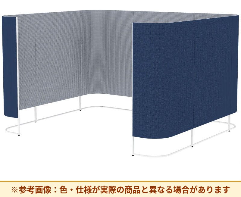 コクヨ インフレーム クロスタイプ 素材詳細：フレーム／スチール、焼付塗装 パネル／表面材：クロス、クッション材：ポリウレタンフォーム アジャスター／ナイロン(調整範囲15㎜) パネル仕様：ブース仕様 SN-TC613