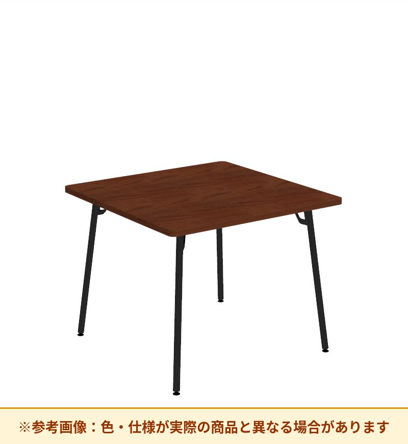 コクヨ テーブル フランカ 正方形スチール4本脚 突板天板 TFK-MS0808MW