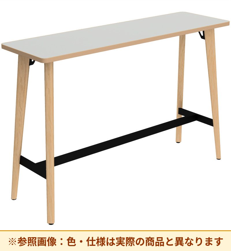コクヨ テーブル フランカ 角形木製4本脚 ハイグレード天板 TFK-WK1804HH-W
