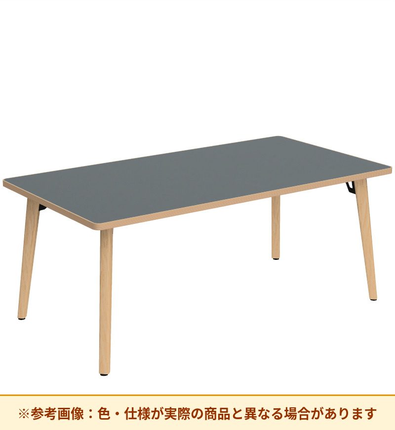 コクヨ テーブル フランカ 角形木製4本脚 ハイグレード天板 TFK-WK1208KH-W