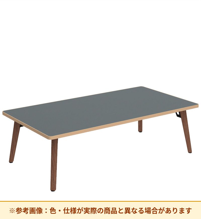 コクヨ テーブル フランカ 角形木製4本脚 ハイグレード天板 TFK-WK1208LH-W