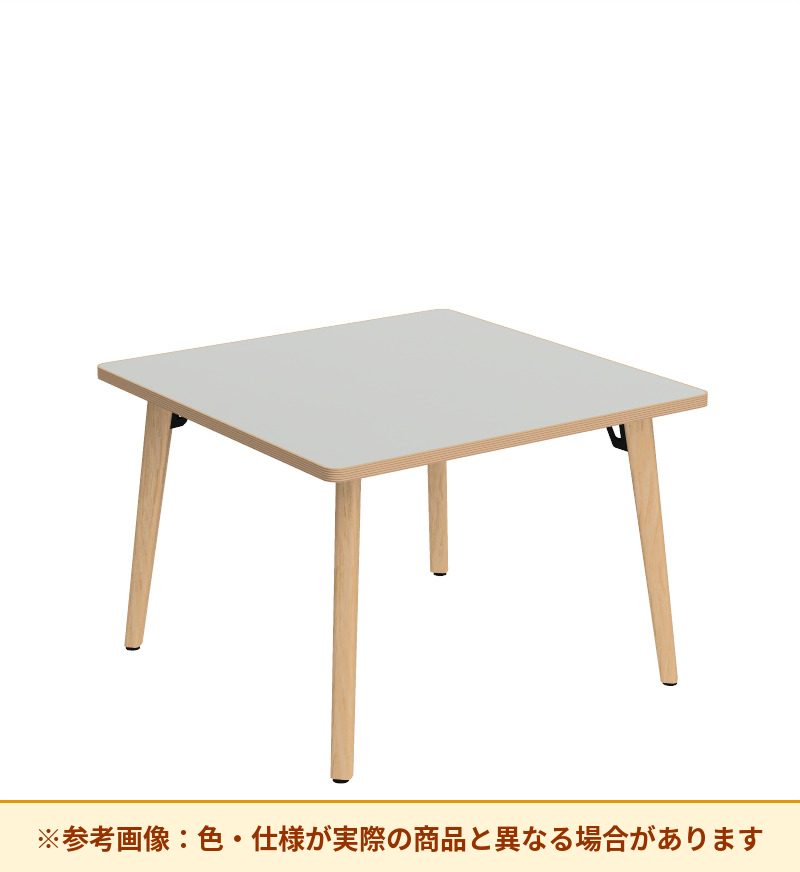 コクヨ テーブル フランカ 正方形木製4本脚 ハイグレード天板 TFK-WS0808KH-W