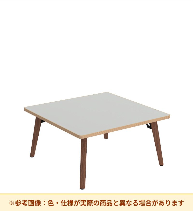 コクヨ テーブル フランカ 正方形木製4本脚 ハイグレード天板 TFK-WS0808LH-W