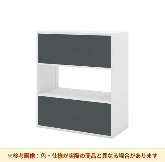 コクヨ 収納庫 エディアフリーパネル 上下段クロス化粧パネル BWU-WKAC59SAWJTE1