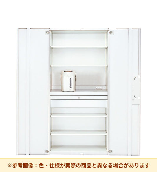 コクヨ エディア＜スタンダードタイプ＞ 本体素材：スチール 錠・ラッチ・コンセント付き 棚板／4枚（ピッチ23.4mmで可動） BWU-Y78SSAWN3