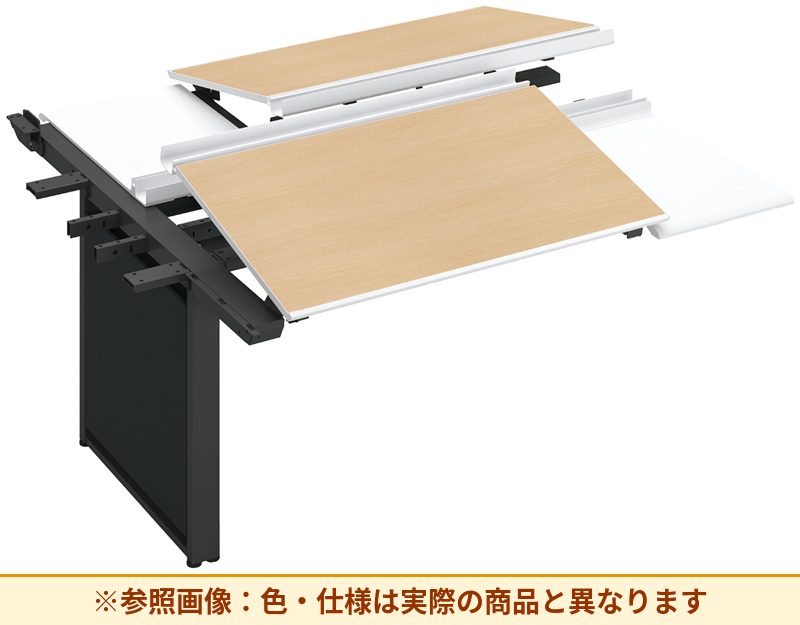 コクヨ テーブル アプティス 両面トレータイプ 増連 DUP-TJ1414