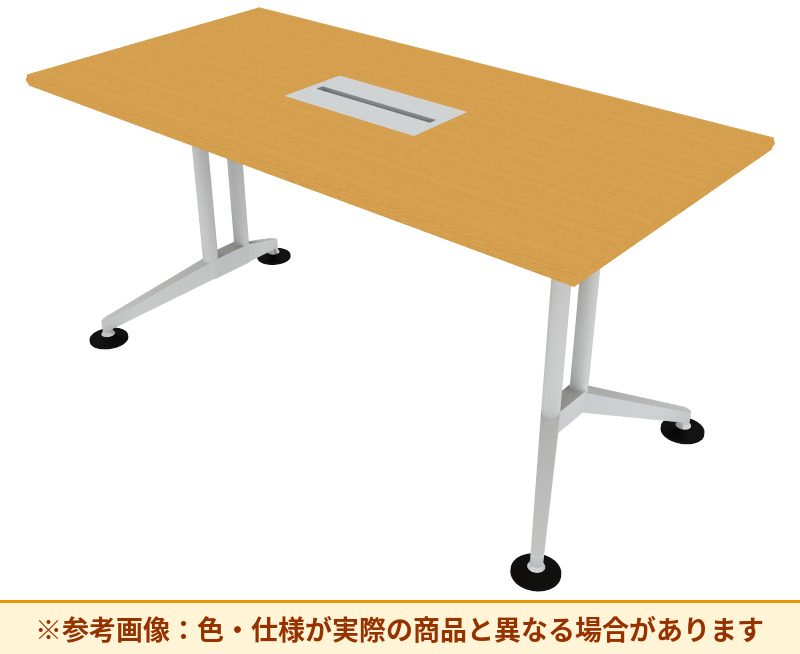 コクヨ 会議テーブル ロゴン 突板天板2配線付 W1500 XWH-6211HN
