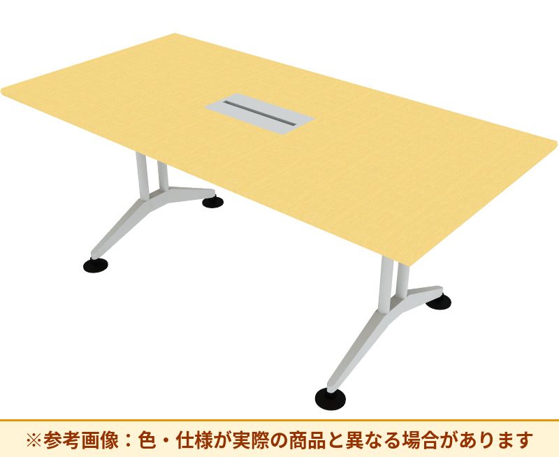 コクヨ 会議テーブル ロゴン 突板天板2配線付 W1800 XWH-6232HN