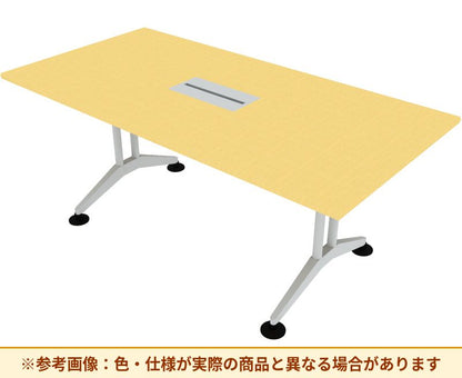 コクヨ 会議テーブル ロゴン 突板天板2配線付 W1800 XWH-6232HN