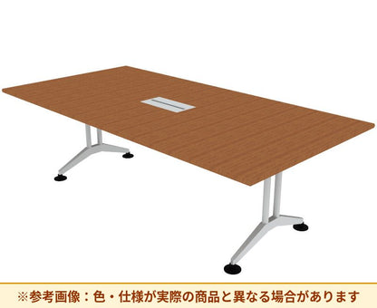 コクヨ 会議テーブル ロゴン 突板天板2配線付 W2400 XWH-6274HN