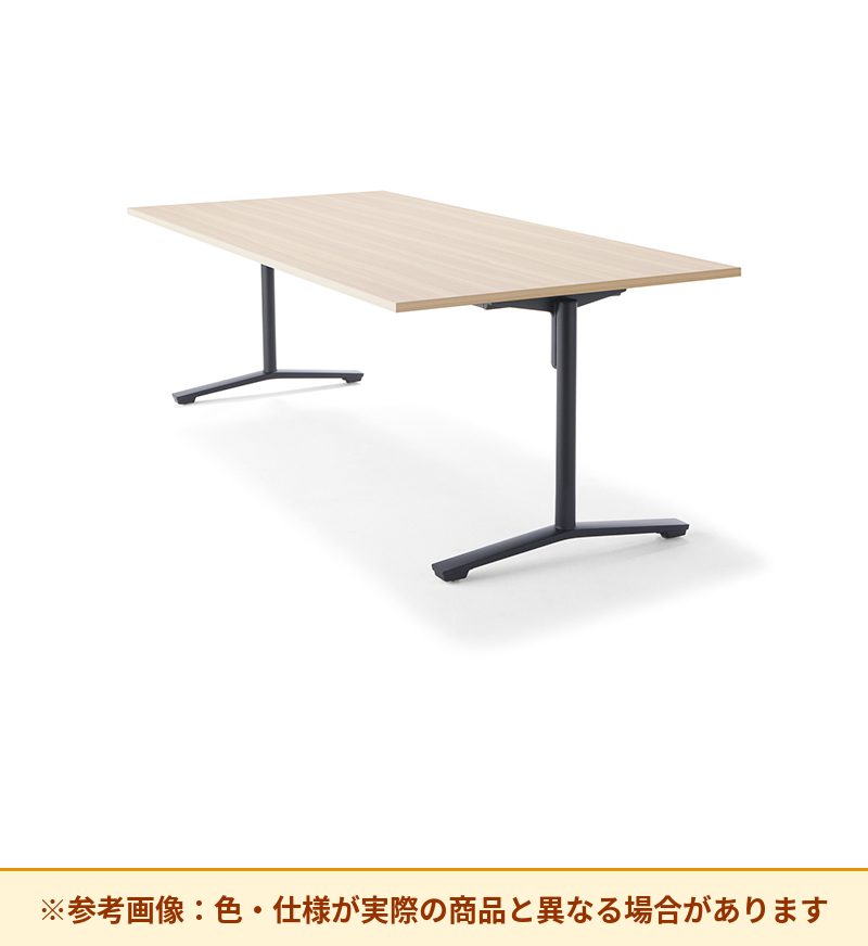 コクヨ テーブル 固定型天板 塗装双柱脚 XY-TFT211SC