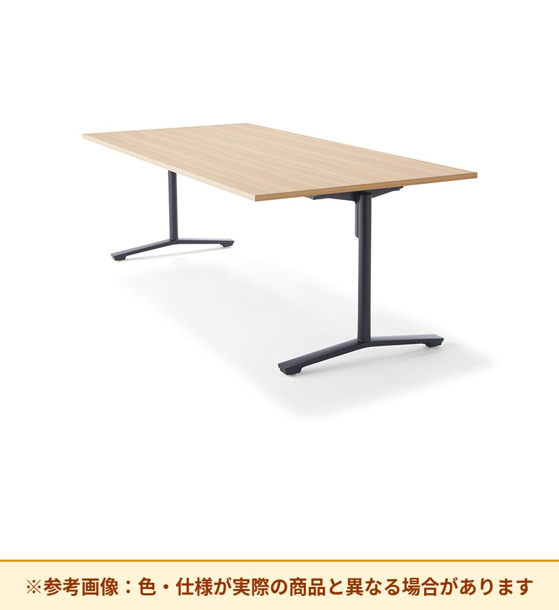 コクヨ テーブル 固定型天板 塗装双柱脚 XY-TFT211SC