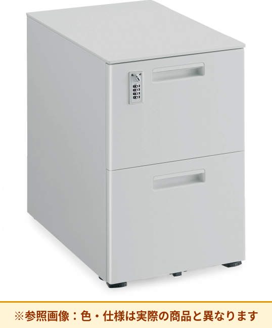 コクヨ ワゴン 2段 鏡板素材：スチール 本体素材：スチール SD-GT46DA2S81N4
