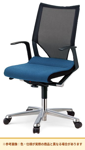コクヨ オフィスチェア モダス コンパクト ミドルバック肘付き 本革 XWH-27575L7499N