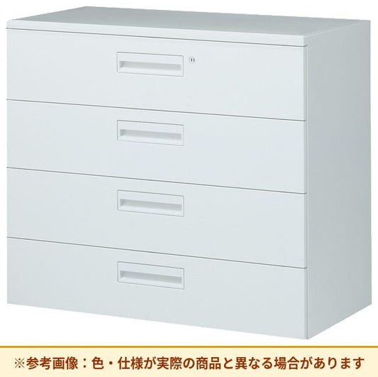 コクヨ 収納庫 エディアメディカル ラテラル4段 下置き BWU-HPL4A39SAW