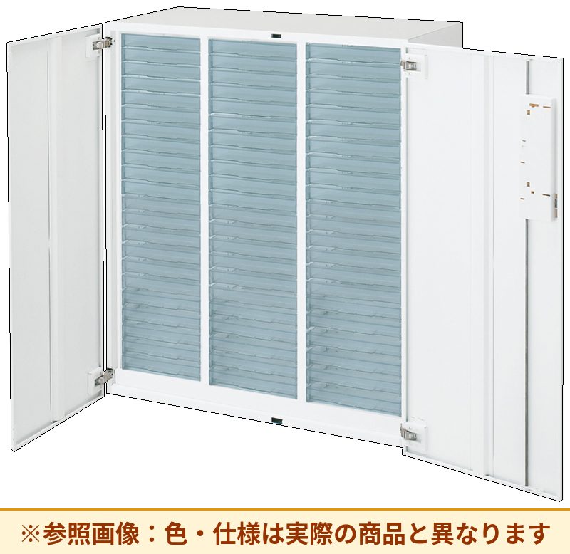コクヨ エディア＜スタンダードタイプ＞ クリスタルトレイタイプ 本体素材：スチール 扉仕様：トレイ仕様 BWU-SPA159SAWNN