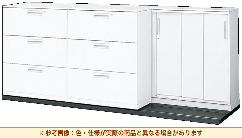 コクヨ 収納庫 エディア 2列セーバー 基本 ラテラル3段 SMU-L3A59SSAWNN