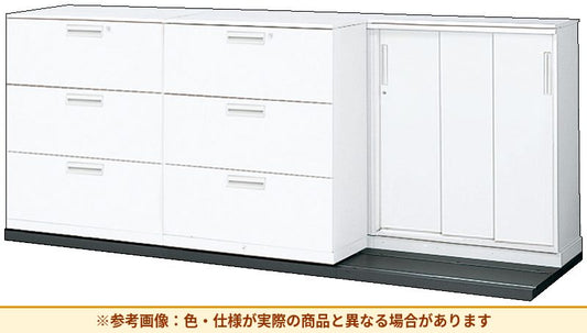 コクヨ 収納庫 エディア 2列セーバー 基本 ラテラル3段 SMU-L3A59SSAWNN