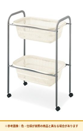 コクヨ 脱衣カゴ パステルシリーズ キャスター付き 2段 HP-DK20C