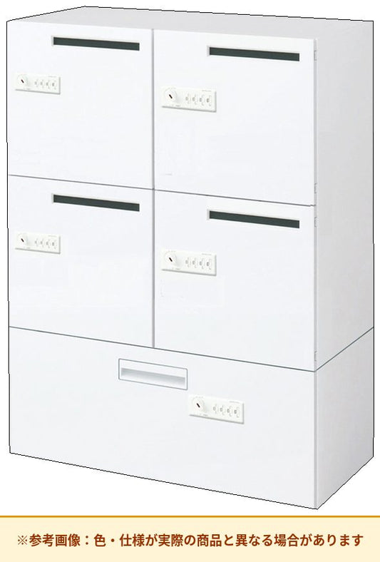 コクヨ エディア＜ロッカータイプ＞ 4人用～6人用 本体素材：スチール 列数：2列 BWU-RN4LM69SAWN5