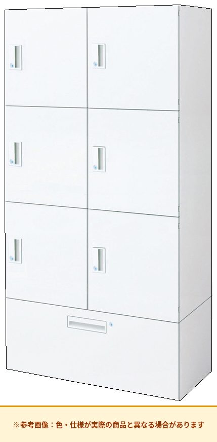 コクヨ エディア＜ロッカータイプ＞ 4人用～6人用 本体素材：スチール 列数：2列 BWU-RN62LD79SAWN5