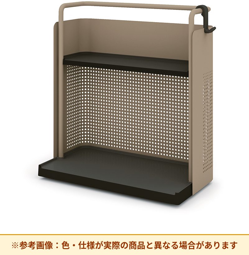 コクヨ センティア 2段 本体素材：スチール 天板素材：樹脂 DFW-K20305